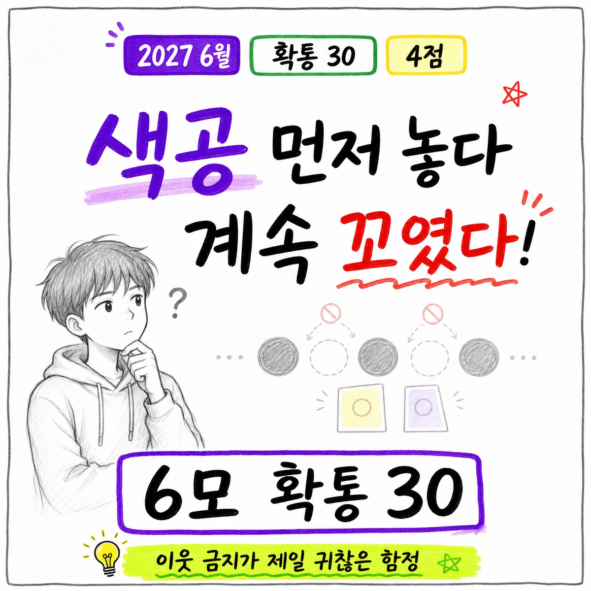 2027학년도 6월 모의고사 확률과 통계 30번 풀이 썸네일